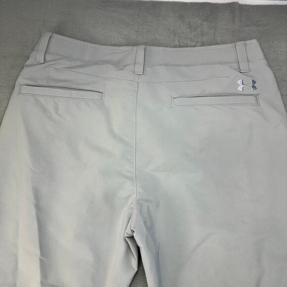 Under Armour Loose Golf Pants Gray Performance Stretch Nylon‎ Blend 34X32 - Picture 3 of 7